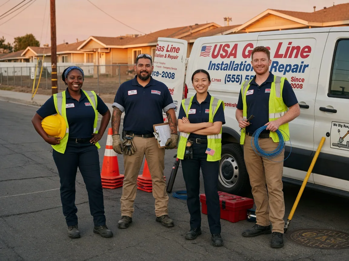 Gas Line Installation company in Vinton, IA